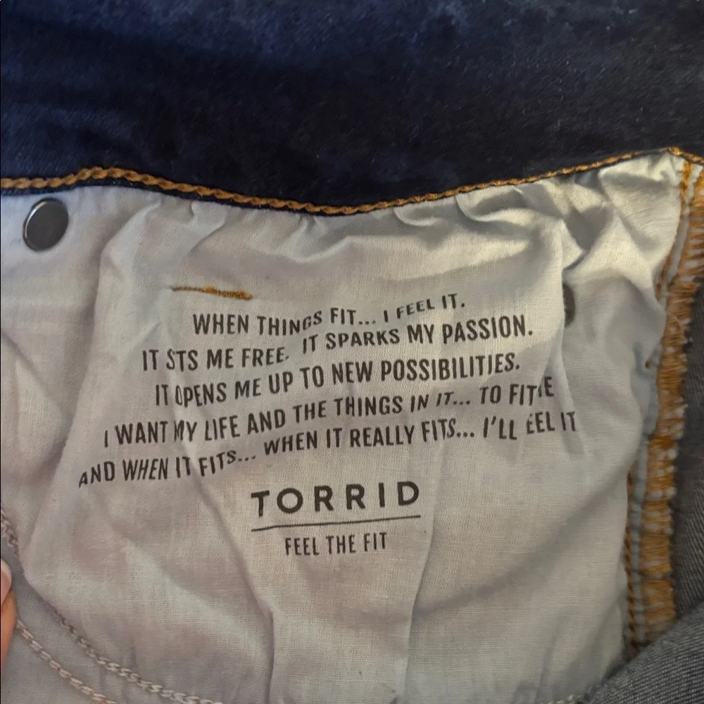 Torrid jeans skinny fit women’s size 20 tall